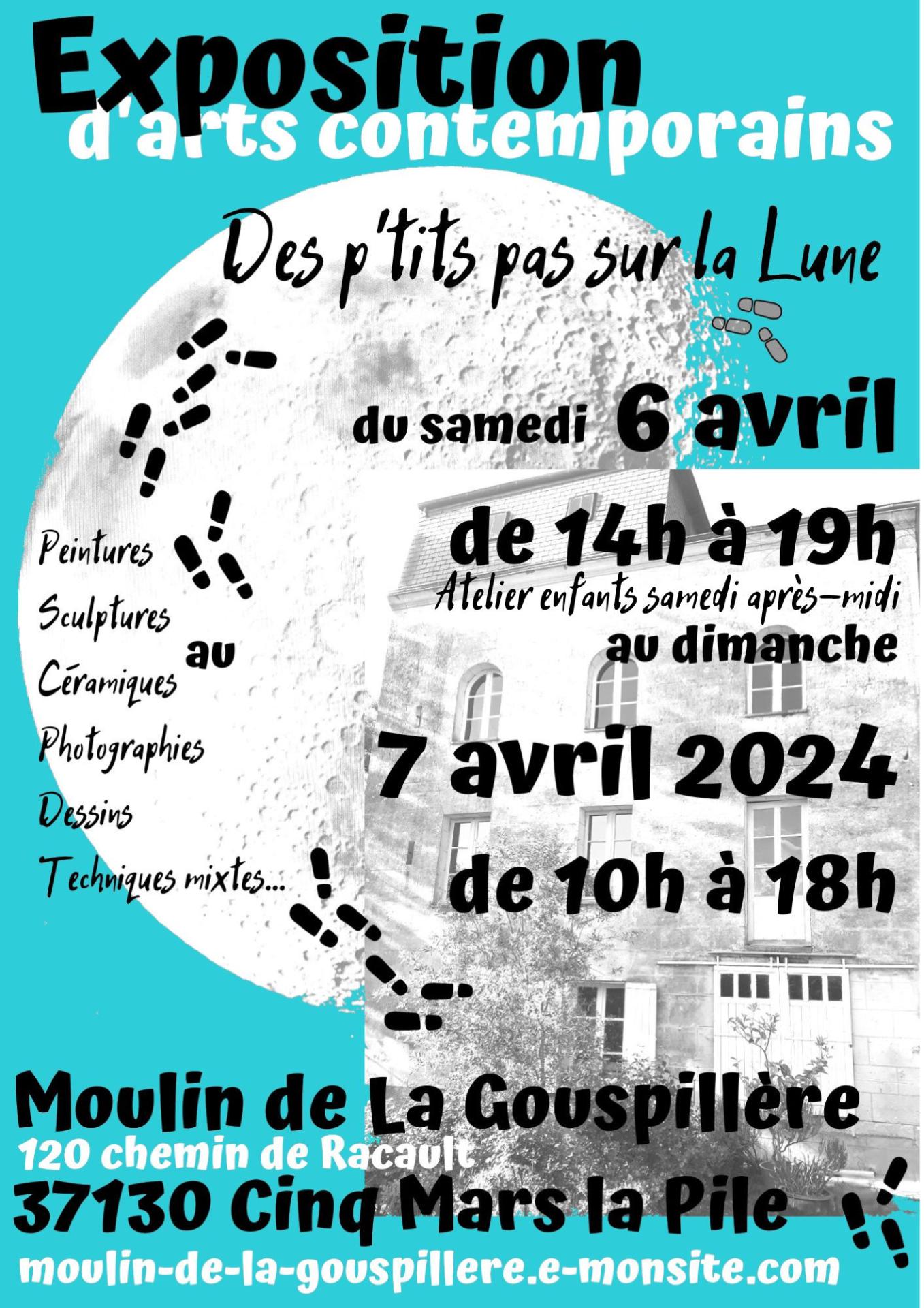 Affiche bleue